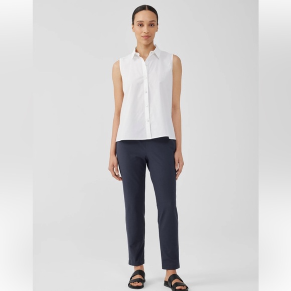 Eileen Fisher Pants - Eileen Fisher Navy Washable Stretch Crepe Pant Size XS